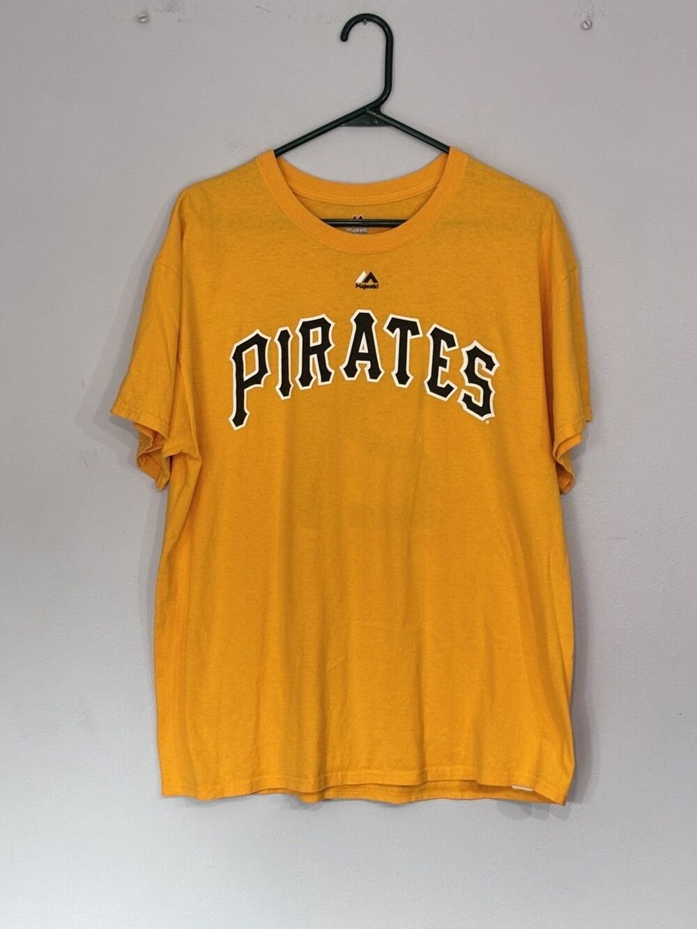 Majestic Vintage Aesthetic Pittsburgh Pirates Roberto Clemente 21 MLB Tee Mens L